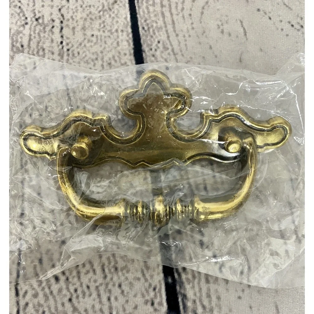 Lot of 8 Amerock Hardware BP768-AE Drawer Cabinet Pulls Cupboard Brass Bail Pull